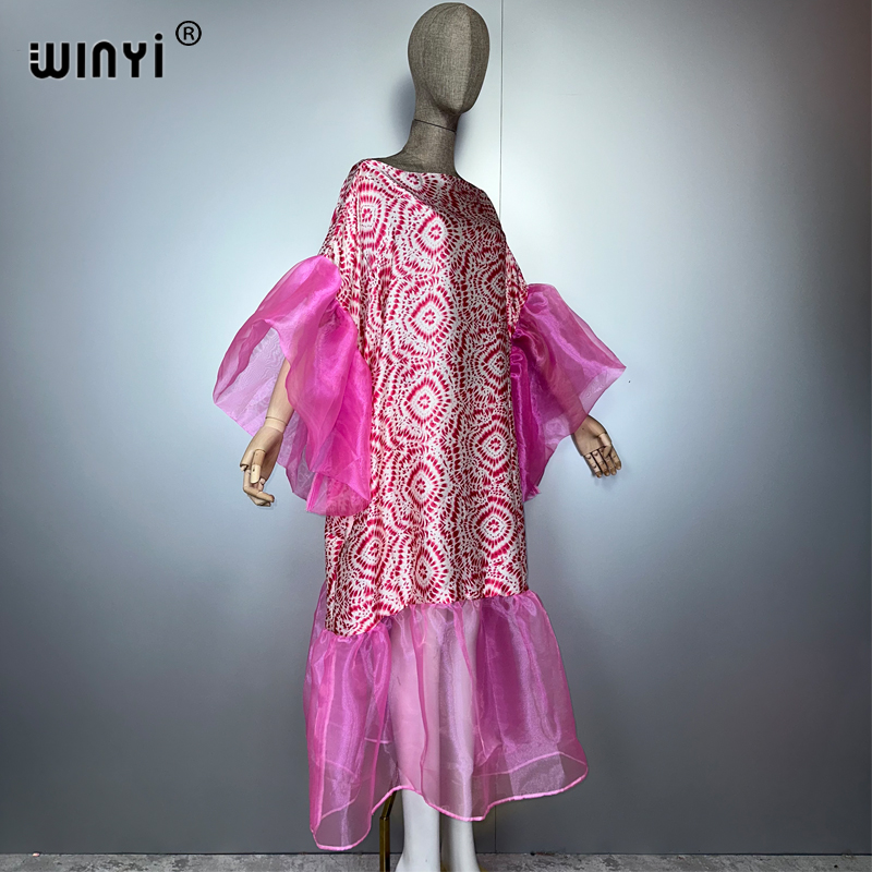 WINYI summer print puff(ed) sl - Summer Holiday Clothing Women avis et prix