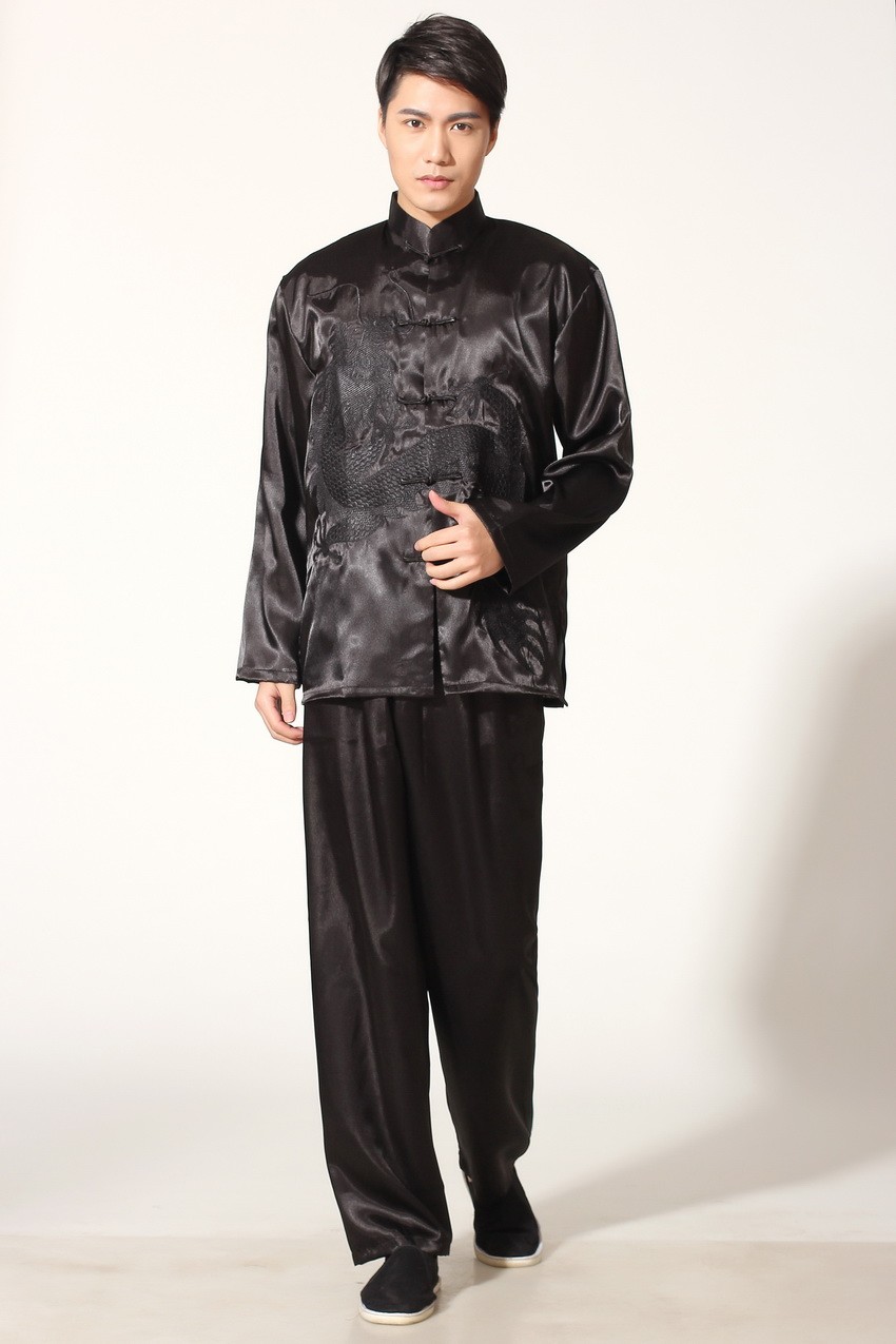 Chinese Traditional Style Blac - Xl Summer Clothing avis et prix