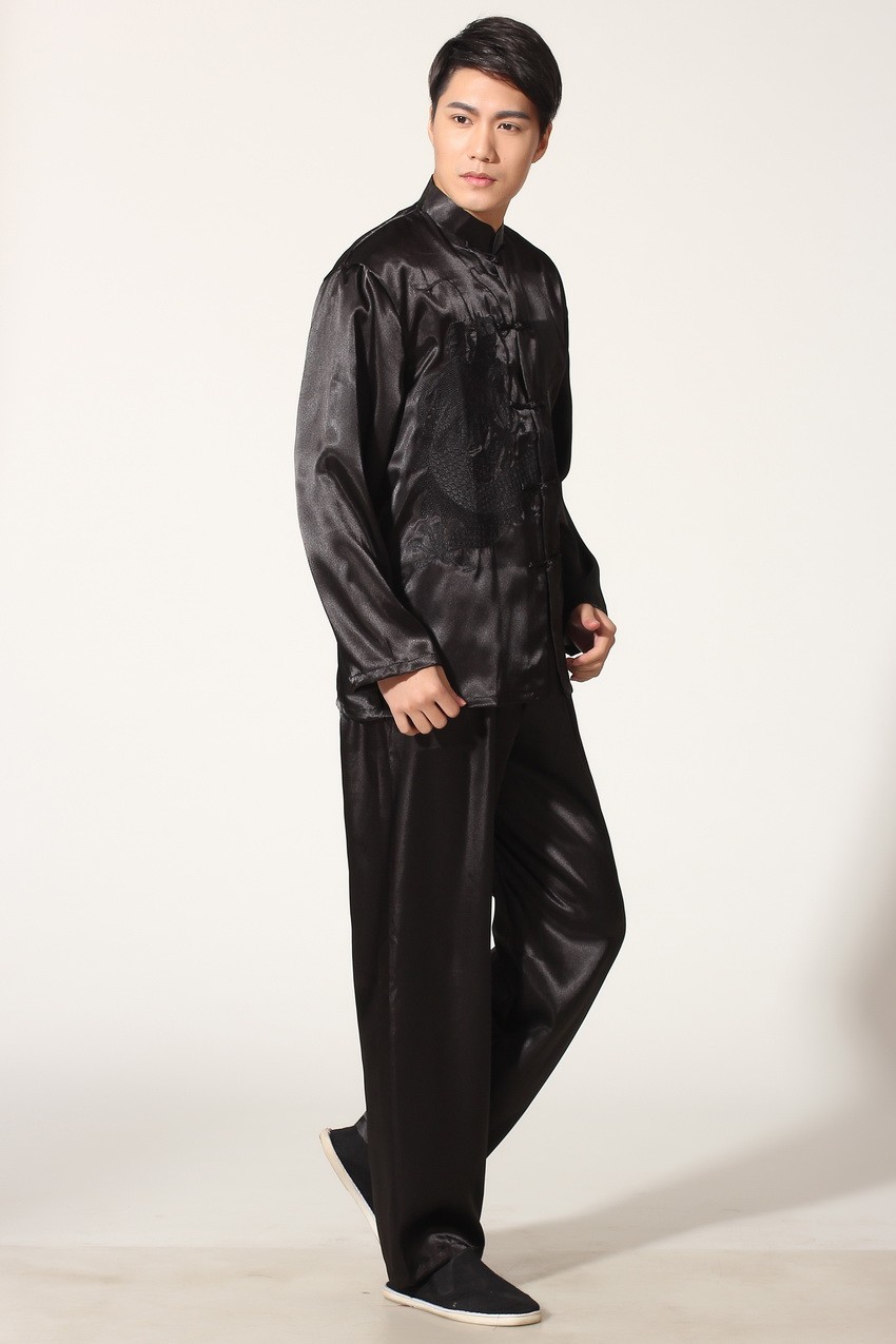 Chinese Traditional Style Blac - Xl Summer Clothing avis et prix