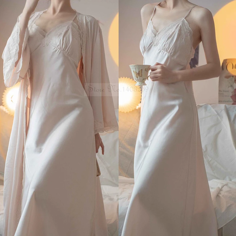 New Female Long Robe Nightgown - Summer House Clothing avis et prix