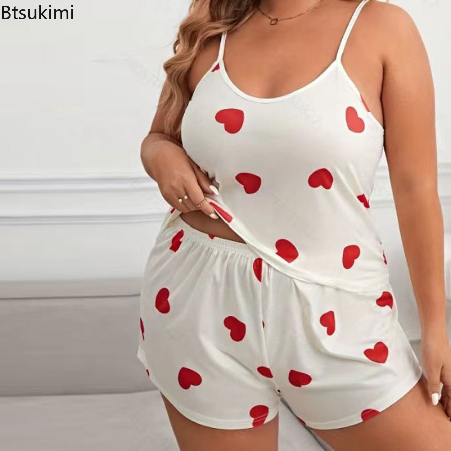2026 Summer Women's Heart Prin - Xl Summer Clothing avis et prix