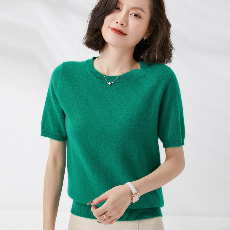 Spring and Summer New Short-sl - Summer Clothing Yarn avis et prix