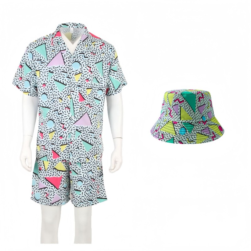 Summer Suit Short Sleeve Butto - Xl Summer Clothing avis et prix