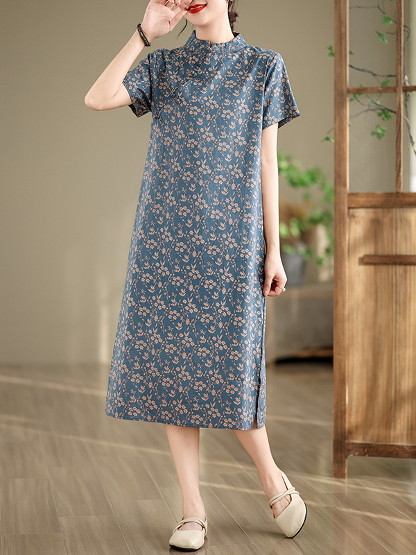Loose Artistic Summer Print Dr - Summer Line Clothing Brand avis et prix