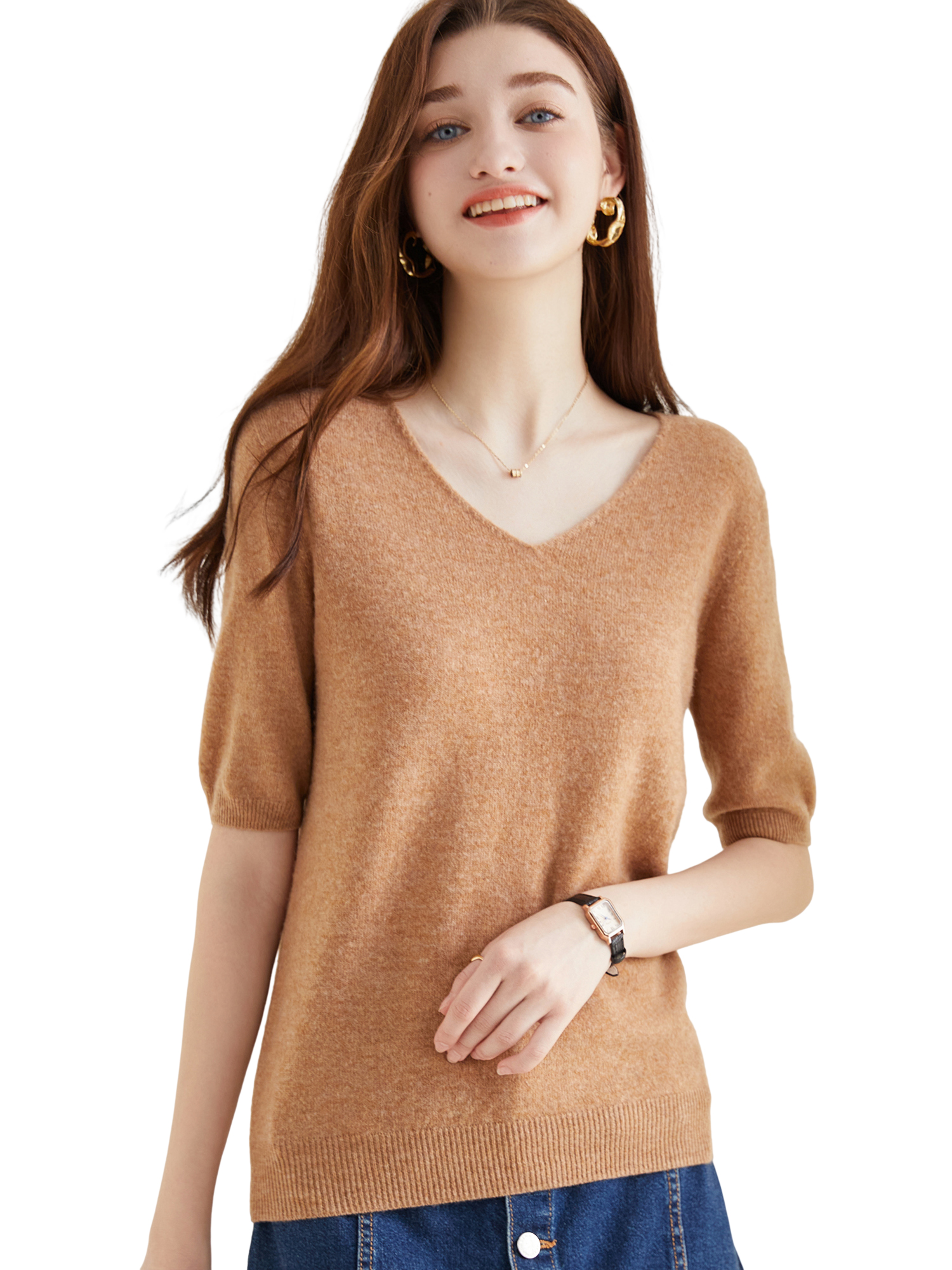 Women's Sweater 100% Merino Wo - Summer Clothing Yarn avis et prix