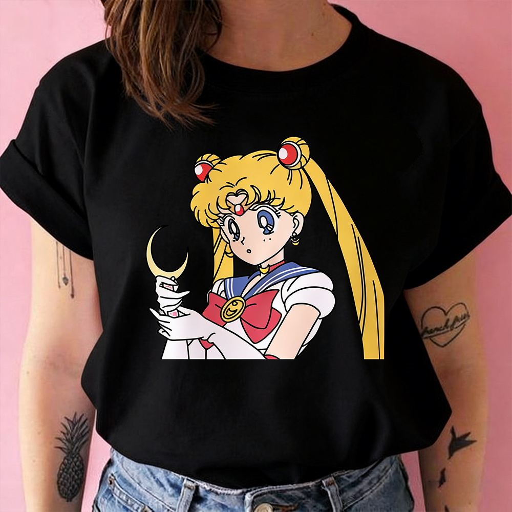 Sailor Moon Anime Print Men Wo - Japanese Summer Clothing Men avis et prix
