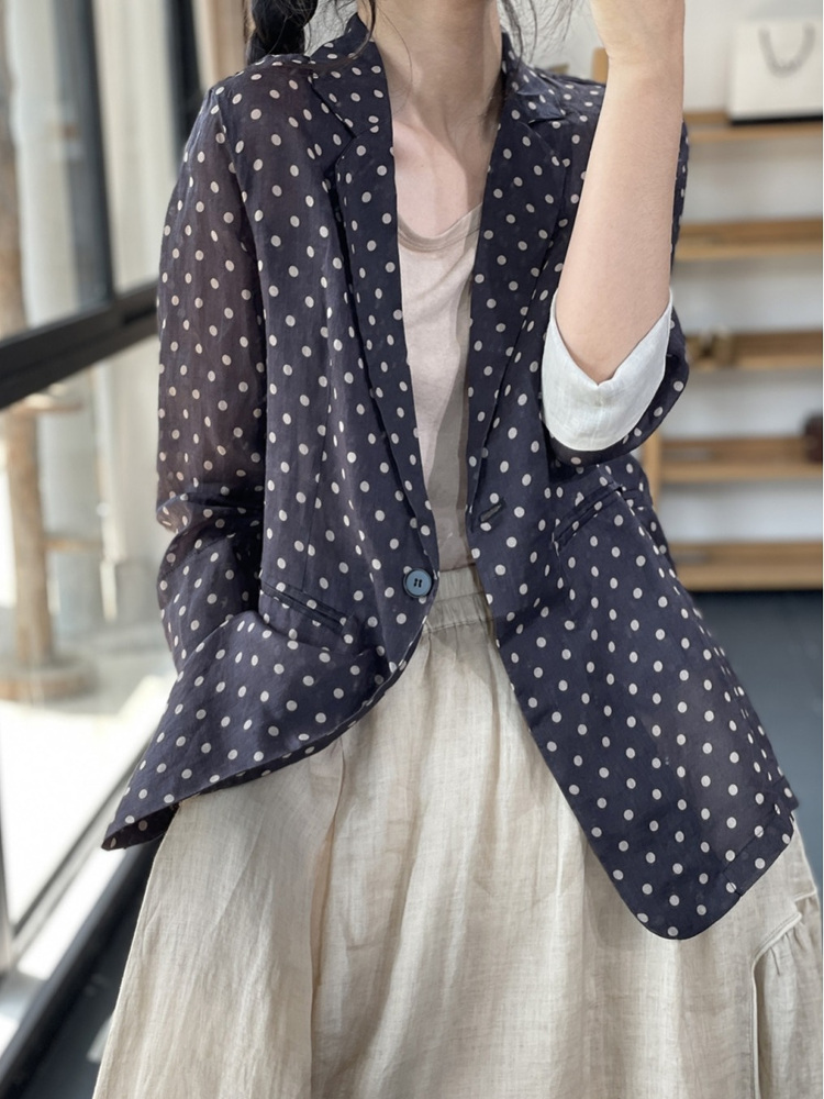 Fashionable Polka Dot Loose Su - Summer Clothing Brand Names avis et prix