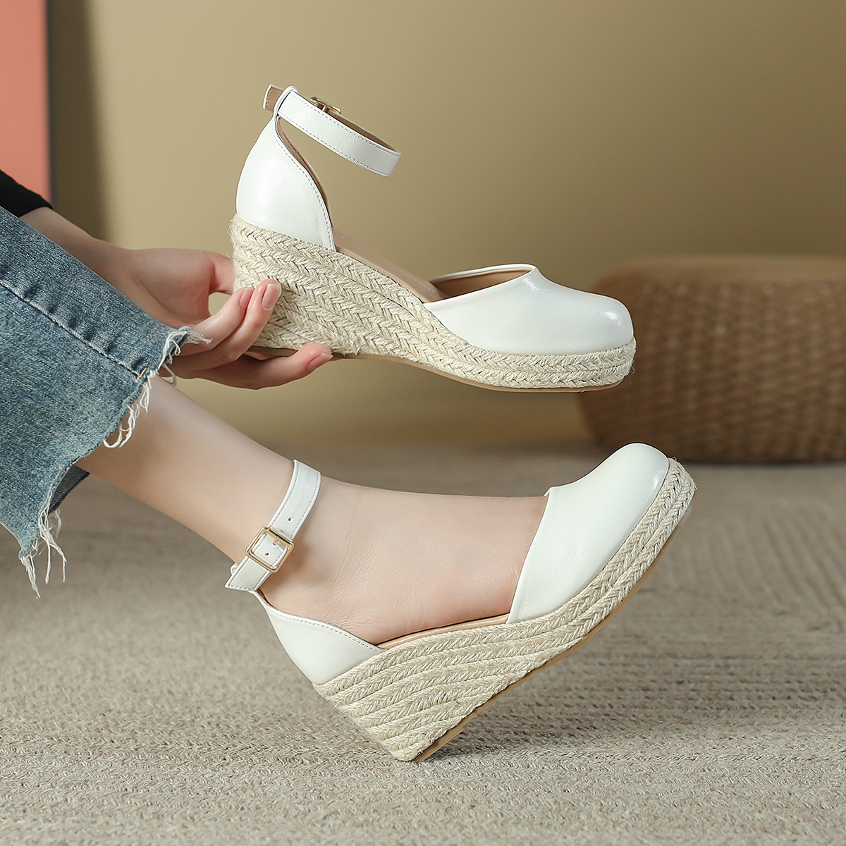 Women's Espadrille Wedge Sanda - Espadrille Sandal Women avis et prix