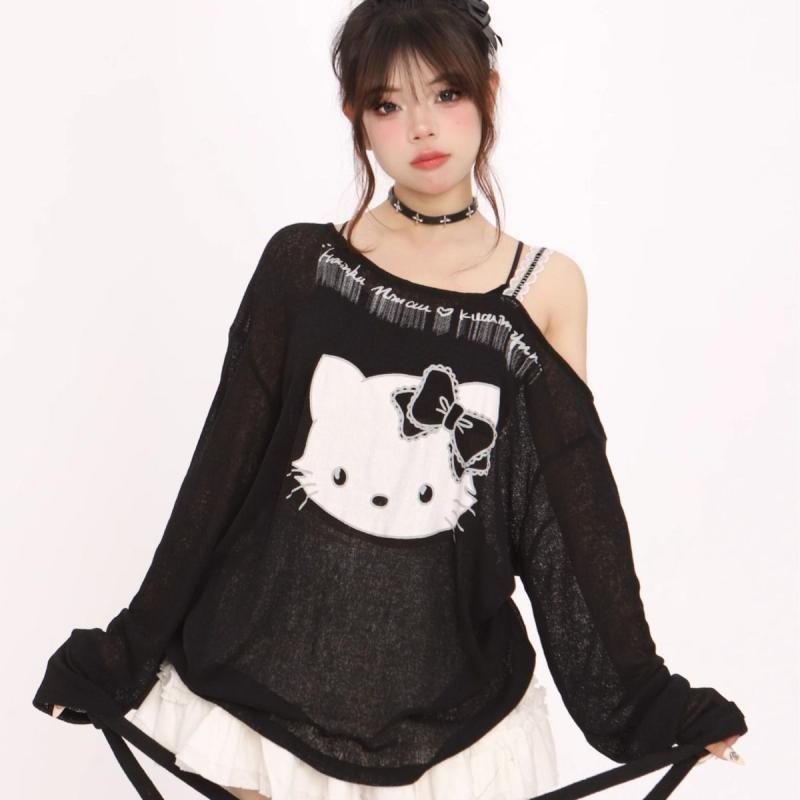 American Hello Kittys Long Sle - Summer Clothing Yarn avis et prix