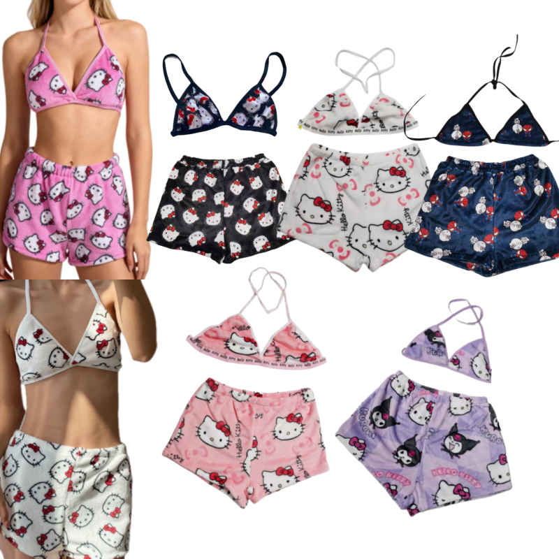 Girl Bikini Bra Shorts Hello K - Xl Summer Clothing avis et prix
