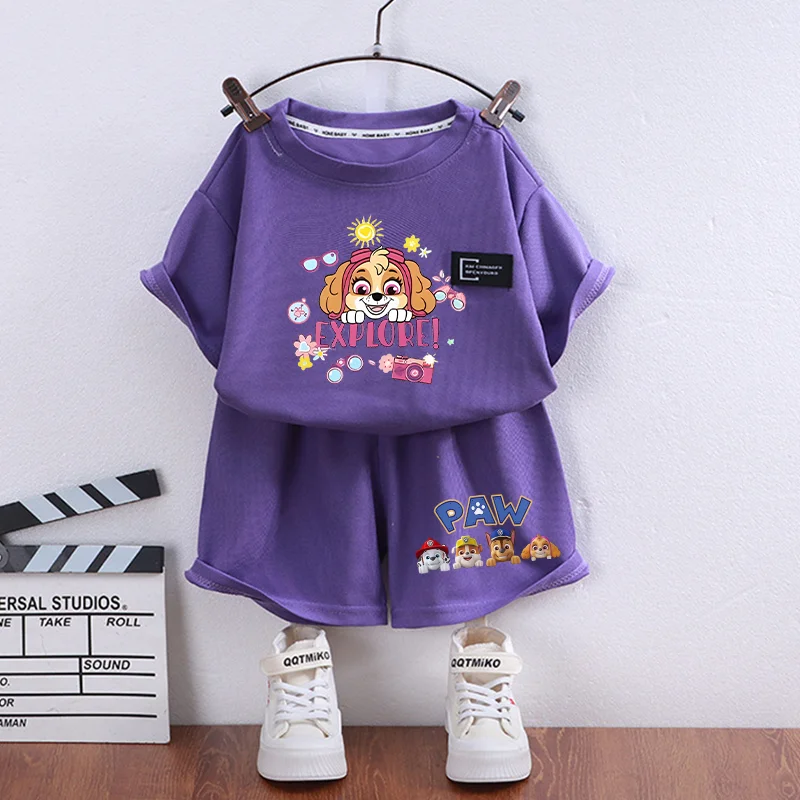 2Pc Paw Patrols T Shirt Chase  - Summer Clothing For Babies avis et prix