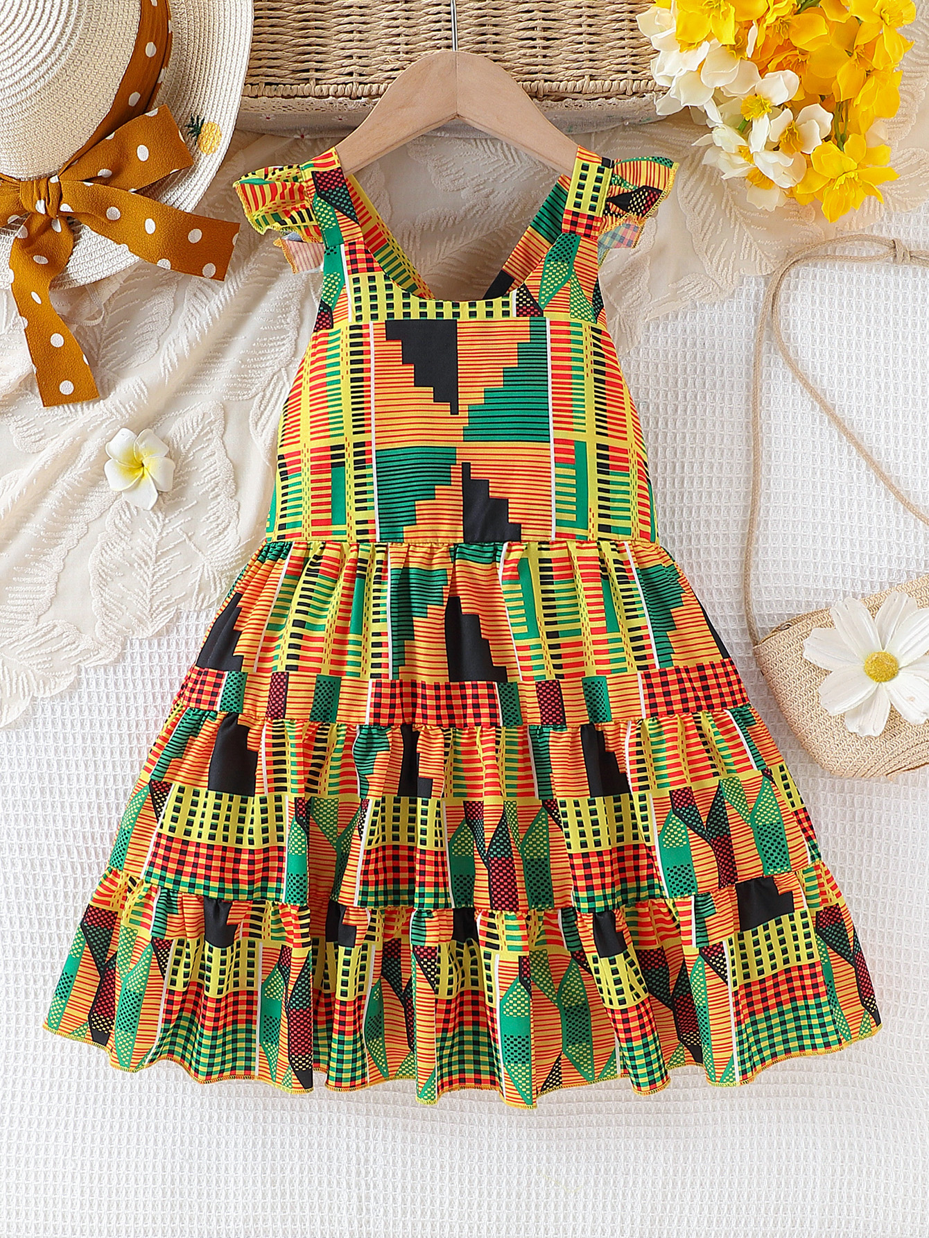Girls summer African bohemian  - Summer Clothing Vacation avis et prix
