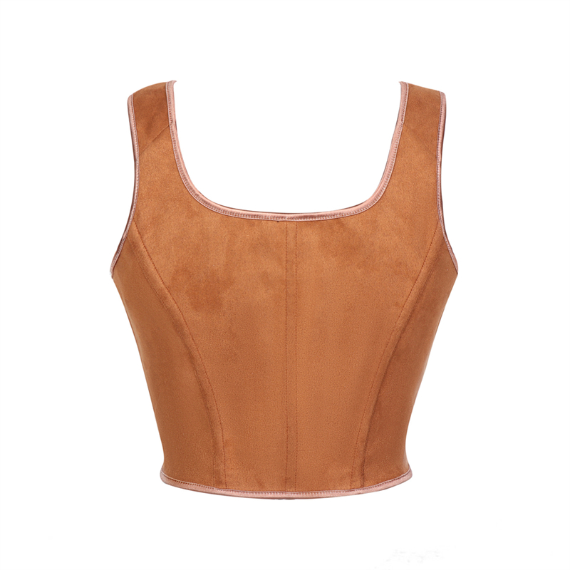 Brown Victorian Vintage Corset - Summer Victorian Clothing avis et prix