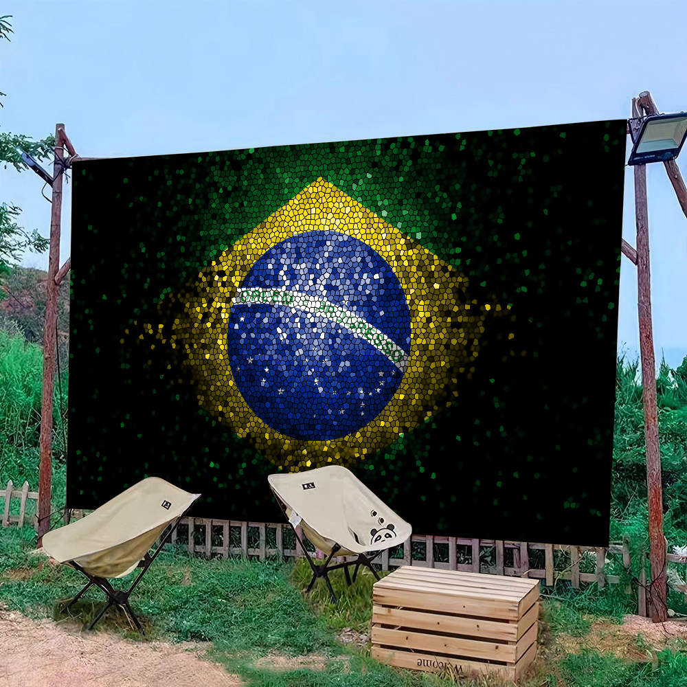 Brazil Brazilian Flag Backdrop - Summer House Clothing avis et prix