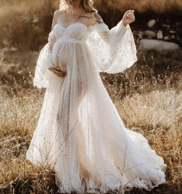 2024New Maternity Photography  - Summer Clothing Yarn avis et prix