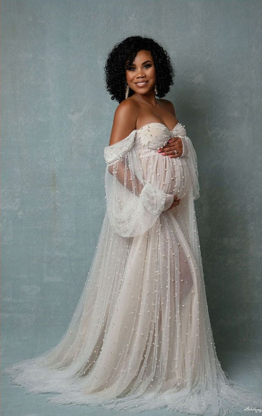 2024New Maternity Photography  - Summer Clothing Yarn avis et prix