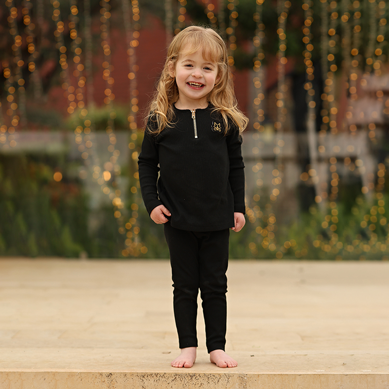 Summer black ribbed family mat - Summer Clothing For Babies avis et prix