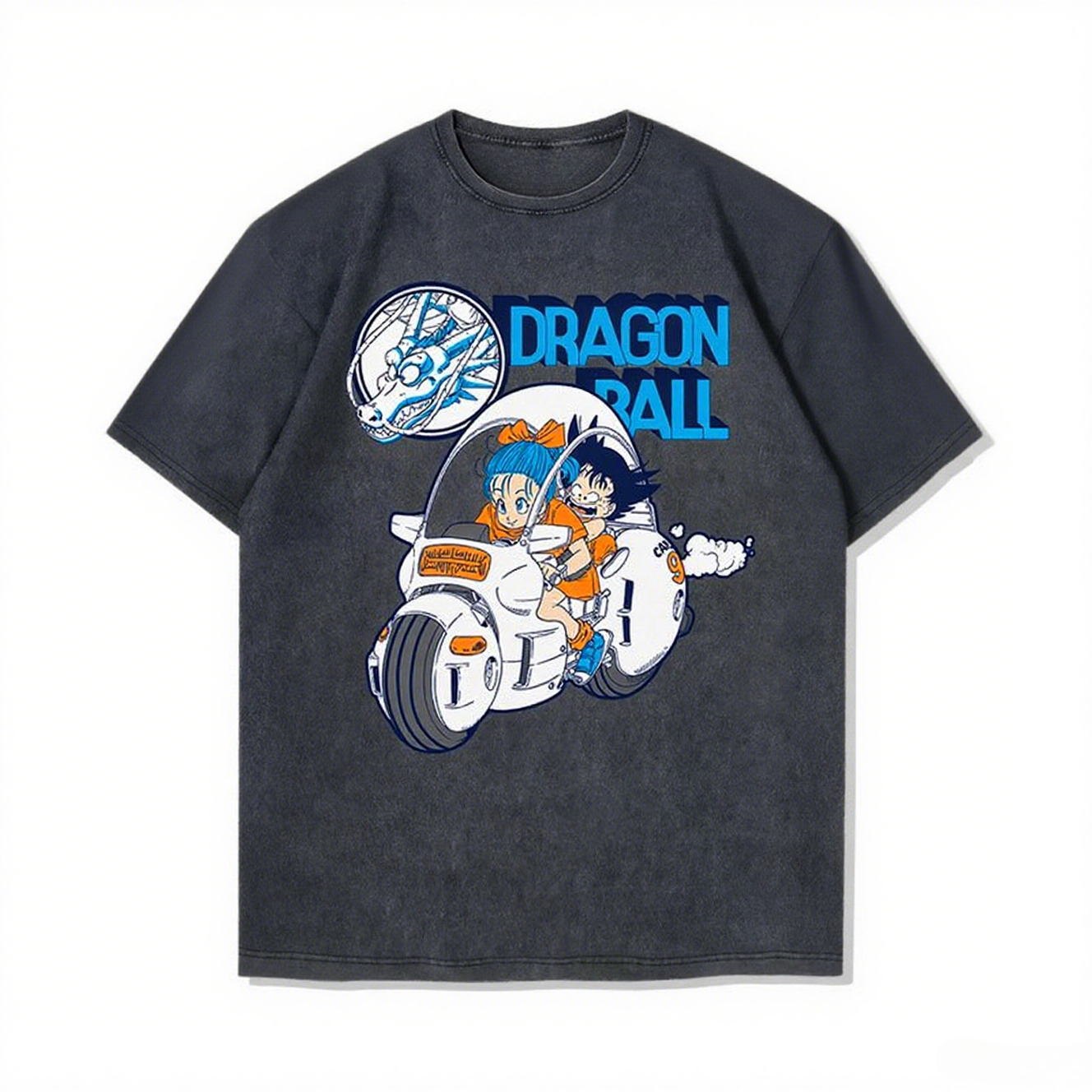 Anime Dragon Ball Vintage Wash - Japanese Summer Clothing Men avis et prix
