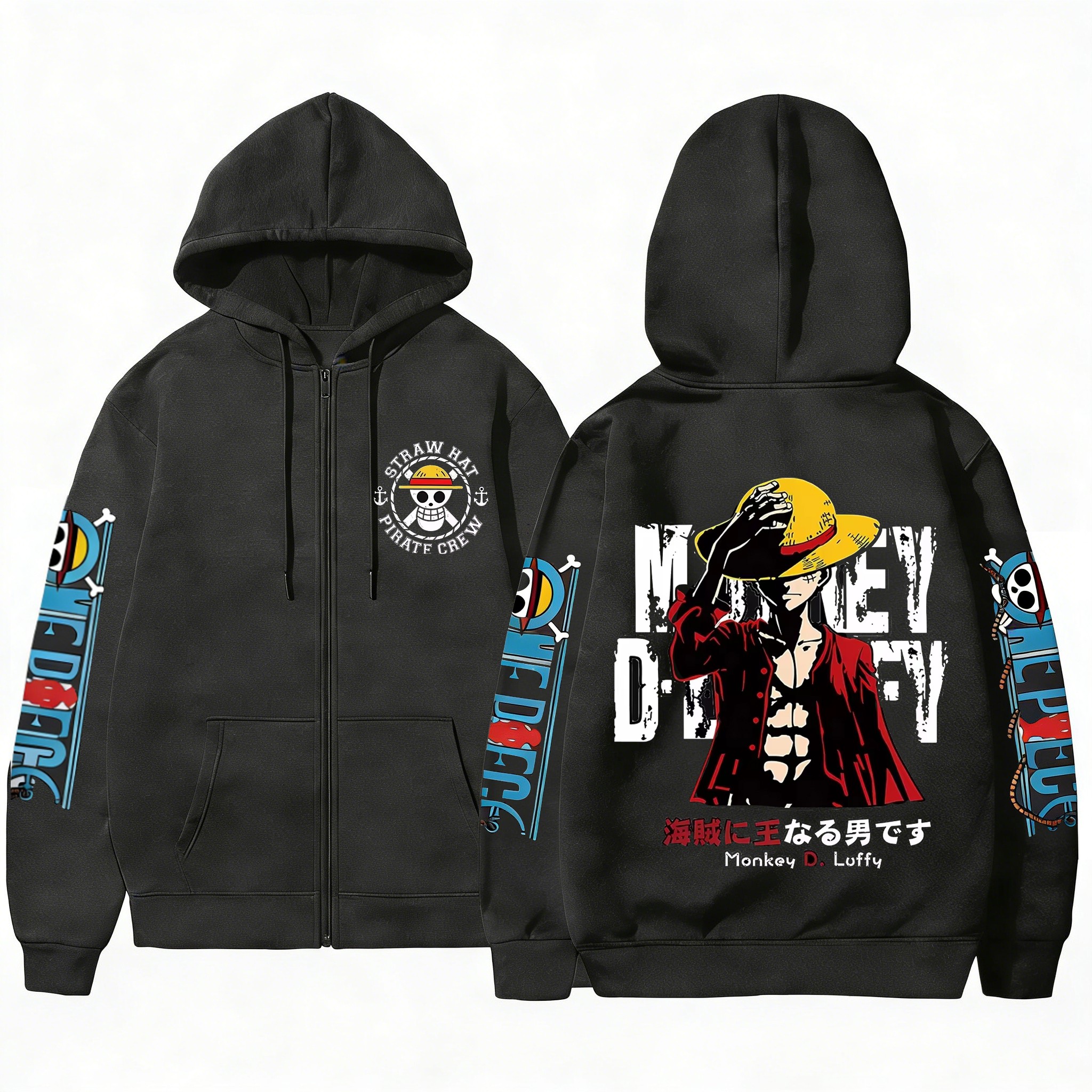 One Piece Anime Straw Hat Pira - Crew Clothing Summer Jacket avis et prix