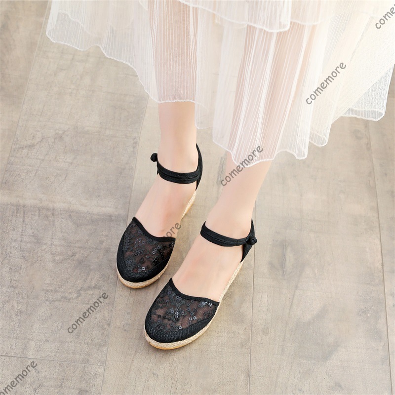 Women's Lace Mesh Espadrille W - Espadrille Sandal Women avis et prix