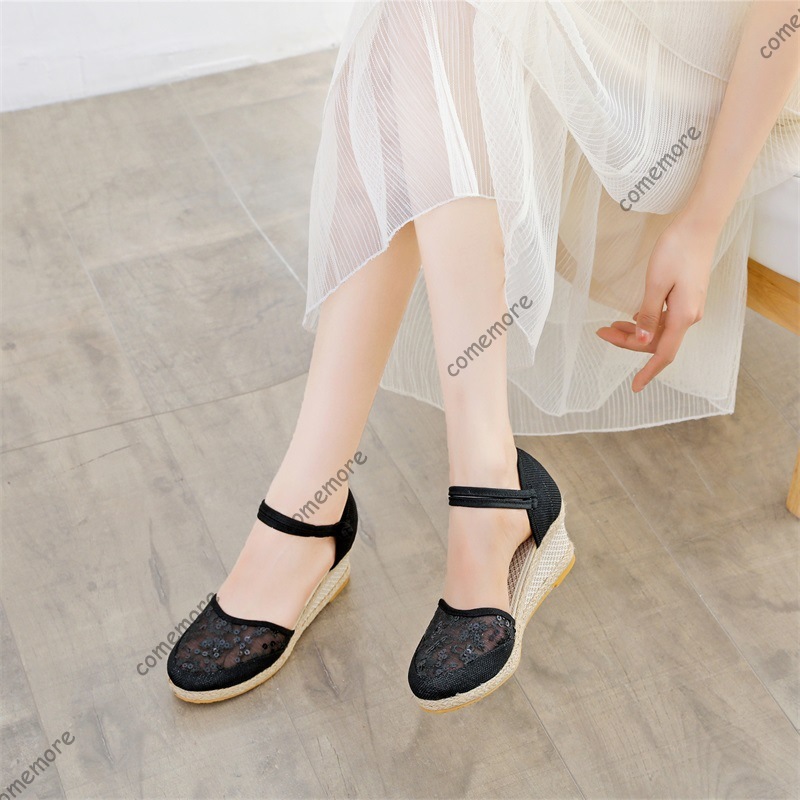Women's Lace Mesh Espadrille W - Espadrille Sandal Women avis et prix