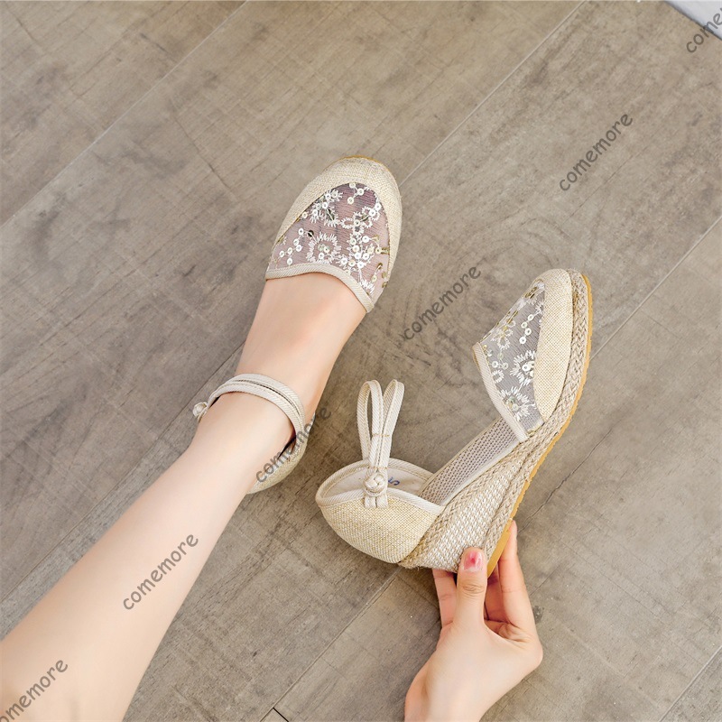 Women's Lace Mesh Espadrille W - Espadrille Sandal Women avis et prix