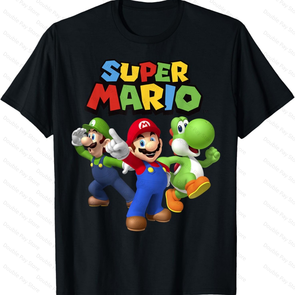 Super Mario T shirt Luigi Yosh - Japanese Summer Clothing Men avis et prix