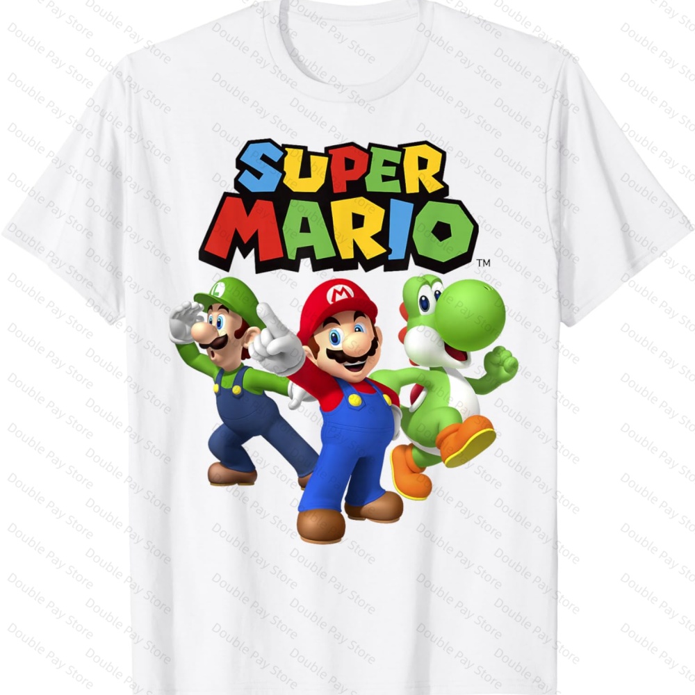 Super Mario T shirt Luigi Yosh - Japanese Summer Clothing Men avis et prix
