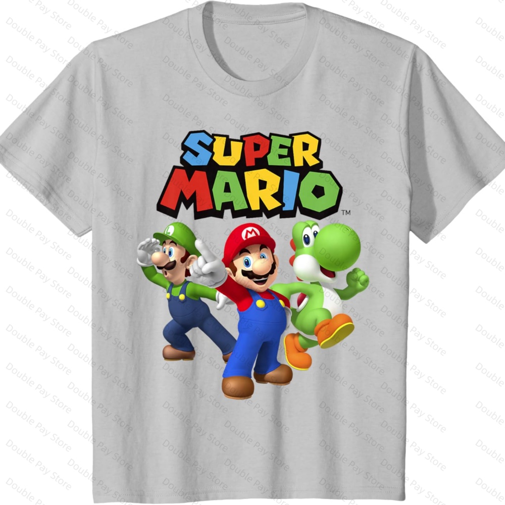 Super Mario T shirt Luigi Yosh - Japanese Summer Clothing Men avis et prix