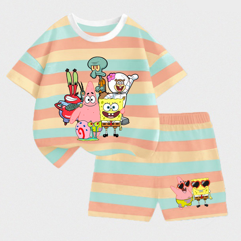 SpongeBobs SquarePants Kids T- - Summer Clothing For Babies avis et prix