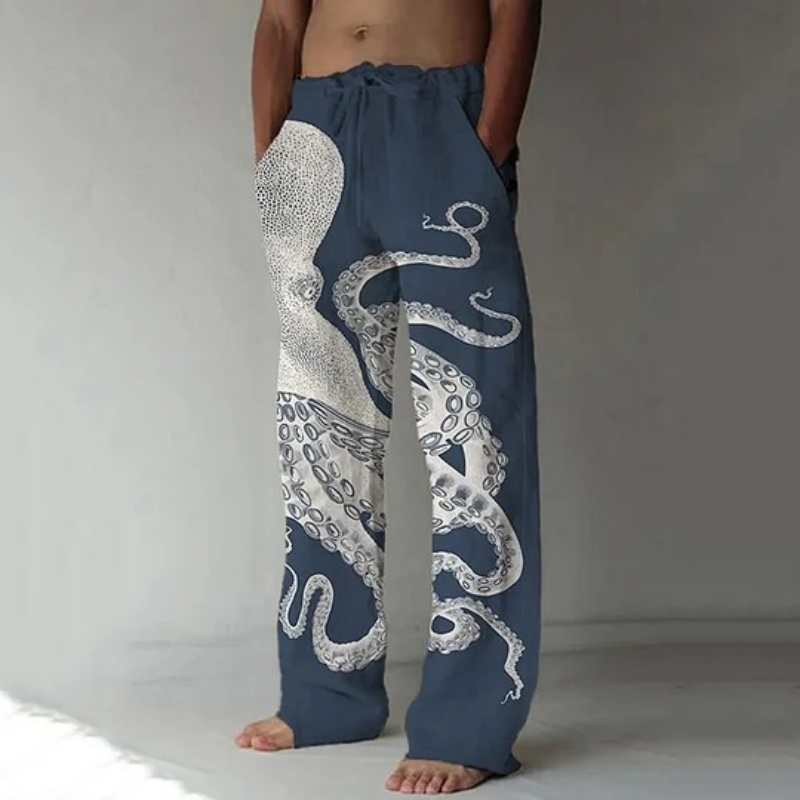 Japanese Art Octopus Graphic P - Summer Clothing Men 2025 avis et prix