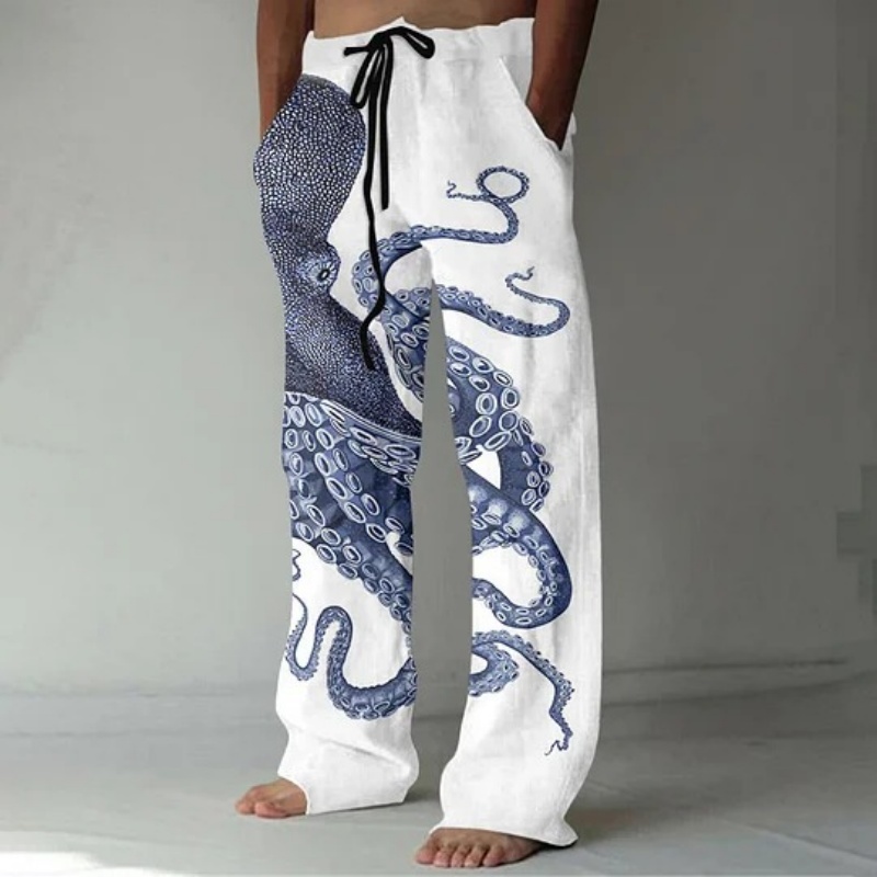 Japanese Art Octopus Graphic P - Summer Clothing Men 2025 avis et prix