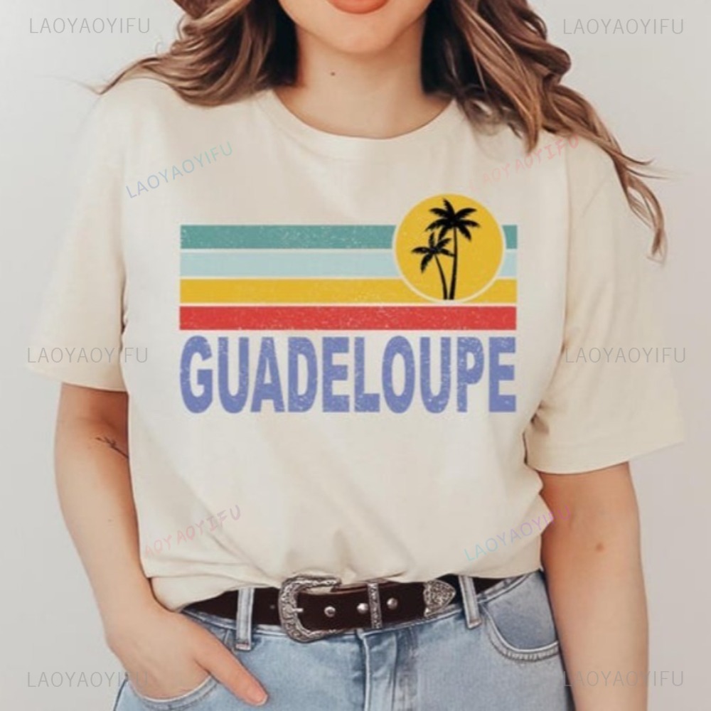 Guadeloupe Graphic Printed Hol - Summer Holiday Clothing Women avis et prix