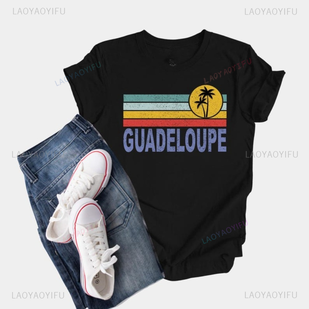 Guadeloupe Graphic Printed Hol - Summer Holiday Clothing Women avis et prix