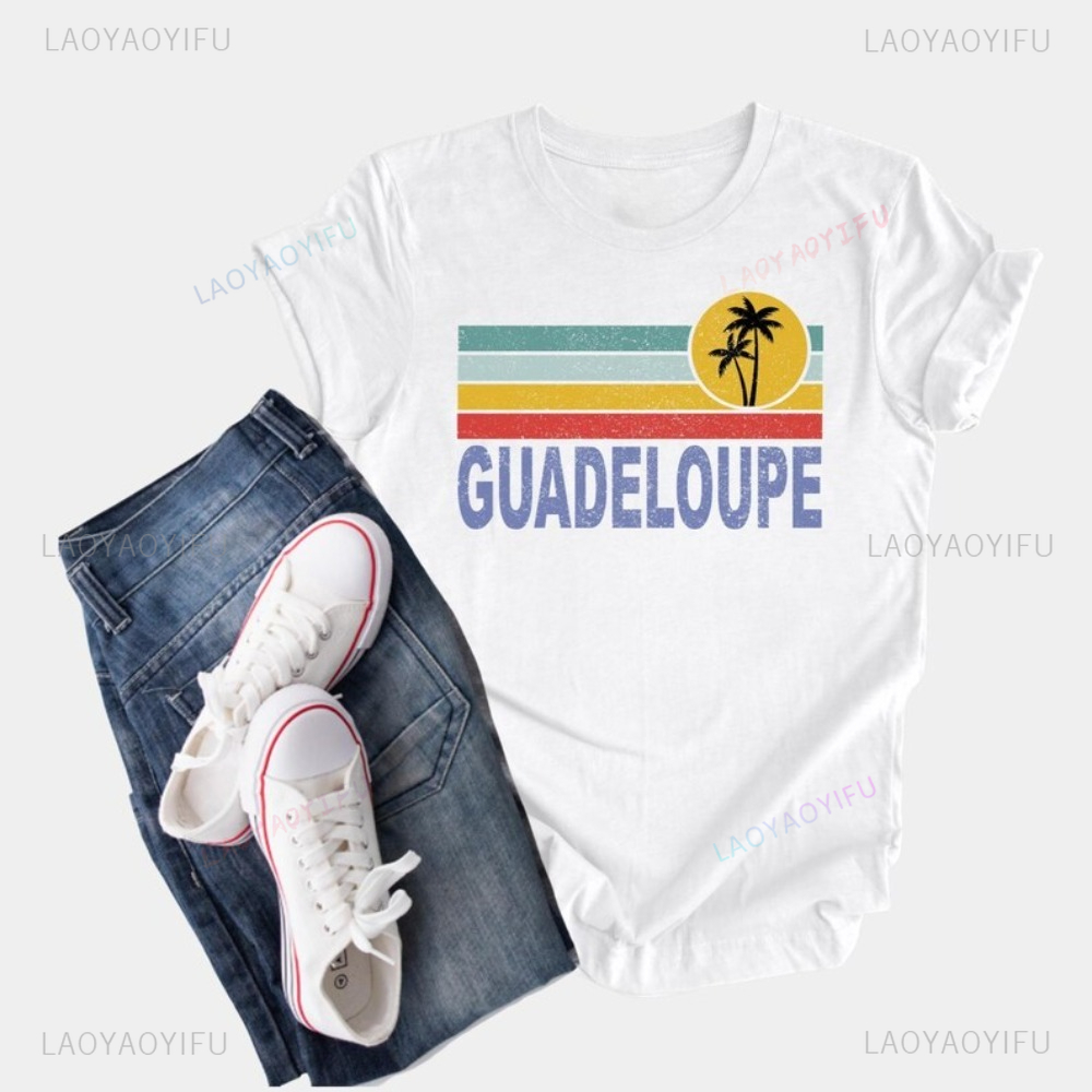 Guadeloupe Graphic Printed Hol - Summer Holiday Clothing Women avis et prix