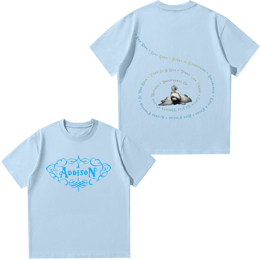 Addison Rae Pop Music T Shirt  - Summer Rae Clothing avis et prix