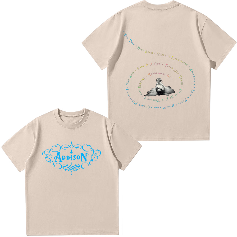 Addison Rae Pop Music T Shirt  - Summer Rae Clothing avis et prix