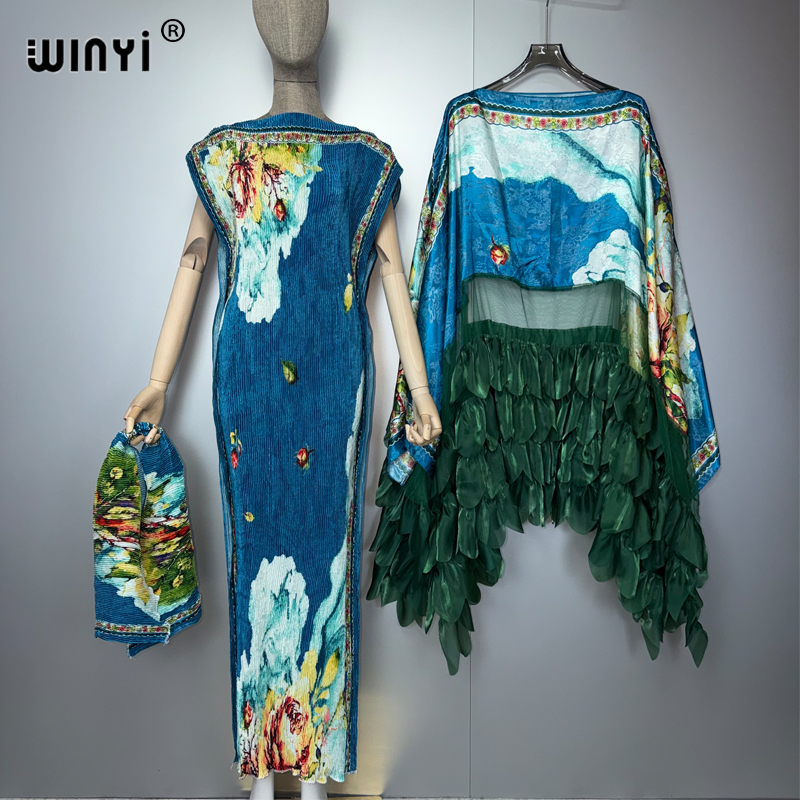 WINYI Boho beach Pleated slim  - Summer Clothing Vacation avis et prix